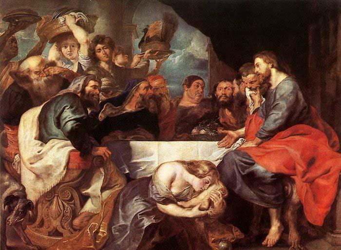 Peter Paul Rubens Christ at Simon the Pharisee oil painting image